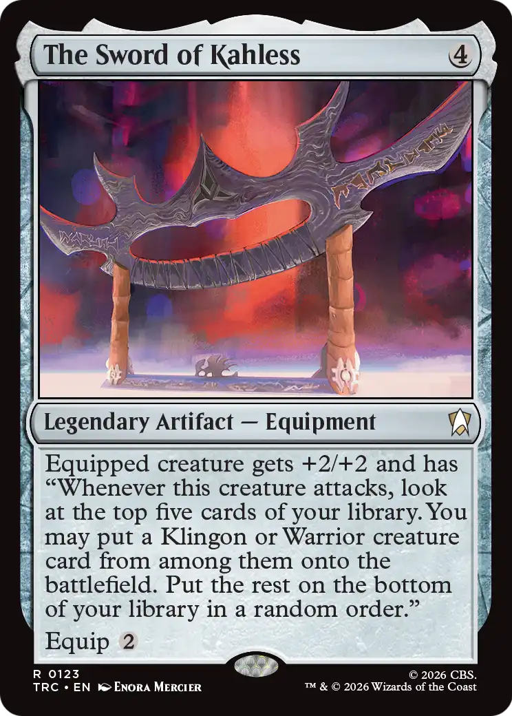 The Sword of Kahless [Star Trek Commander]