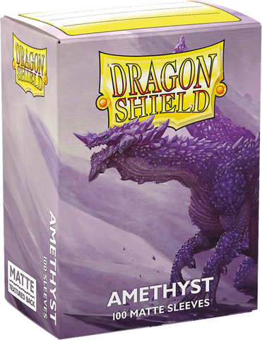 Dragon Shield: Standard 100ct Sleeves - Amethyst (Matte)