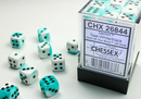 12mm D6 36-Die Set (Gemini Teal-White/Black)