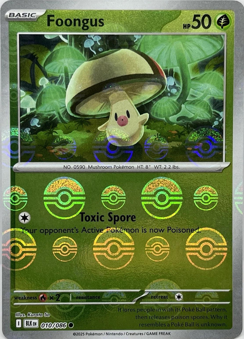 Foongus (010/086) (Poke Ball Pattern) [Scarlet & Violet: Black Bolt]
