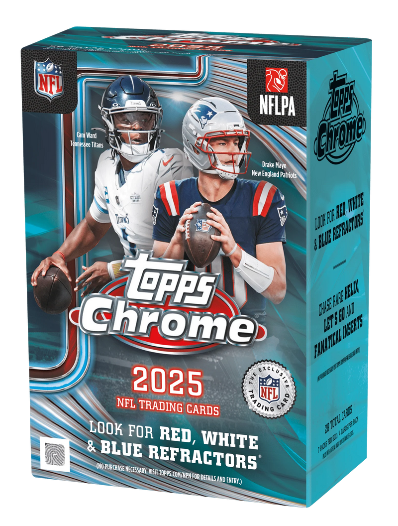 2025 - Topps Chrome - Football Blaster Box