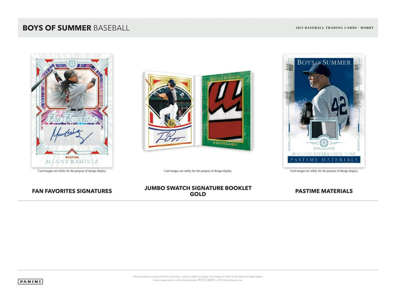 2025 Panini - Boys of Summer Baseball - Hobby Box
