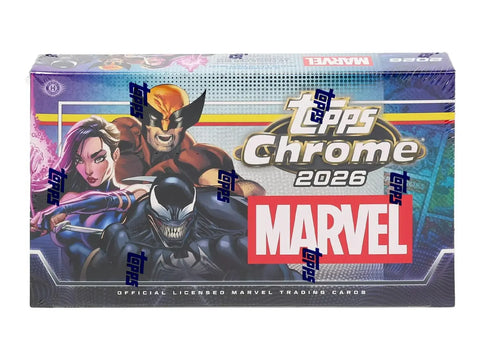 2026 Topps Chrome - Marvel Comics - Hobby Box