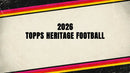 2026 Topps Football - Heritage - Fat Pack