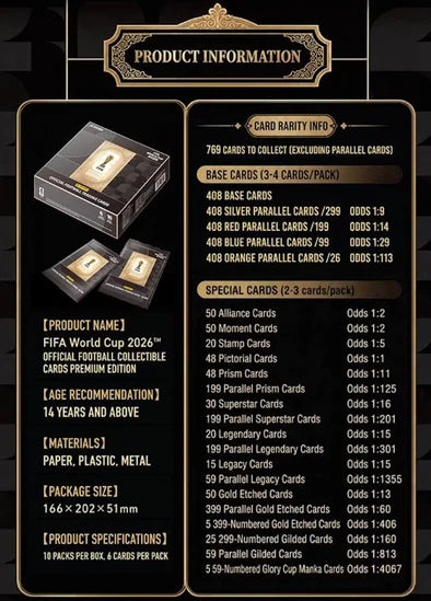 2026 Panini x Kayou FIFA World Cup Soccer Premium Ultra Hobby Box