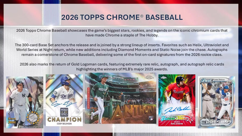 2026 Topps - Chrome Baseball Value Box