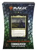 Magic The Gathering - Dungeons & Dragons: Adventures in the Forgotten Realms - Commander Deck (Aura of Courage)