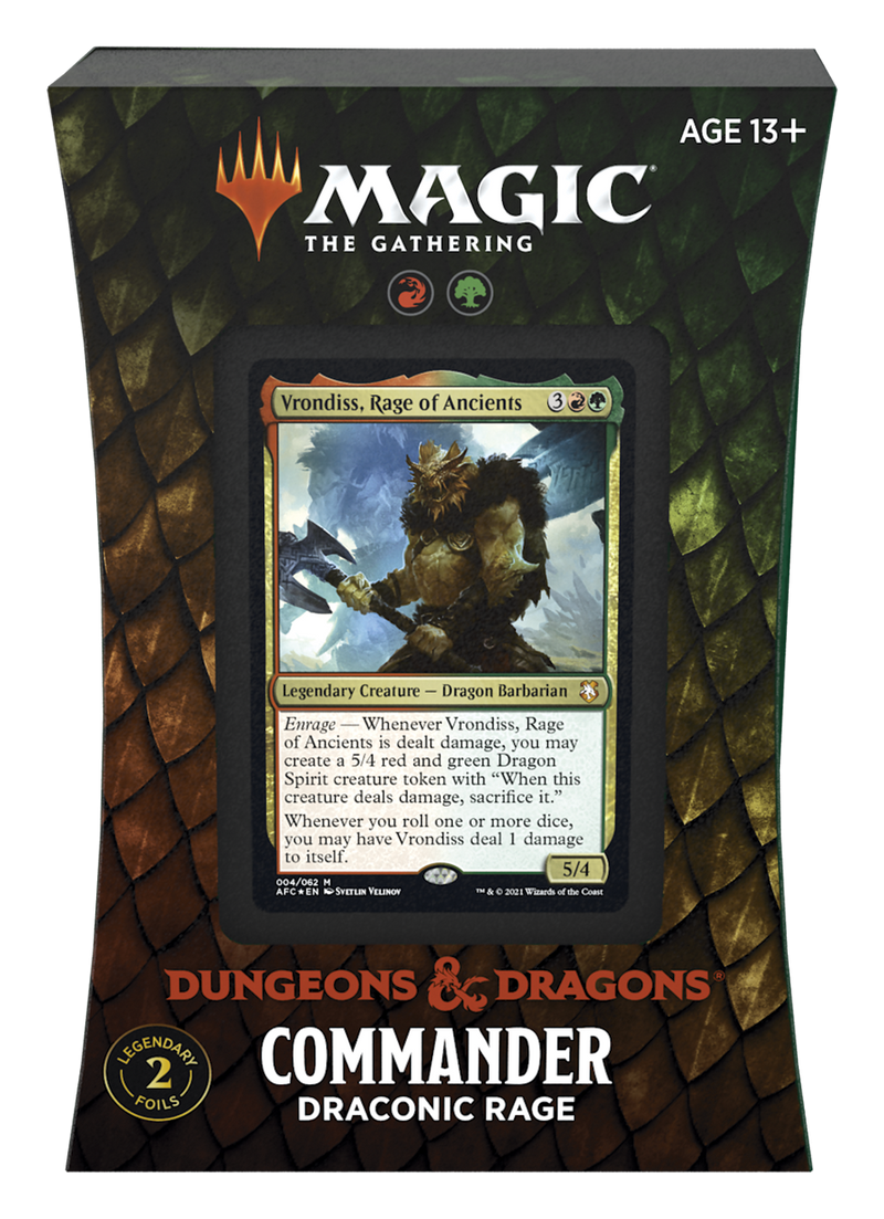 Magic The Gathering - Dungeons & Dragons: Adventures in the Forgotten Realms - Commander Deck (Draconic Rage)