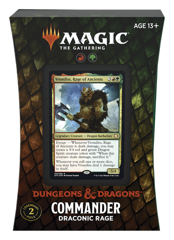 Magic The Gathering - Dungeons & Dragons: Adventures in the Forgotten Realms - Commander Deck (Draconic Rage)