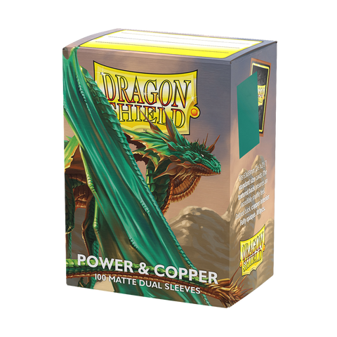 Dragon Shield: Standard 100ct Sleeves - Power and Copper