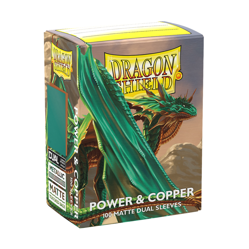 Dragon Shield: Standard 100ct Sleeves - Power and Copper