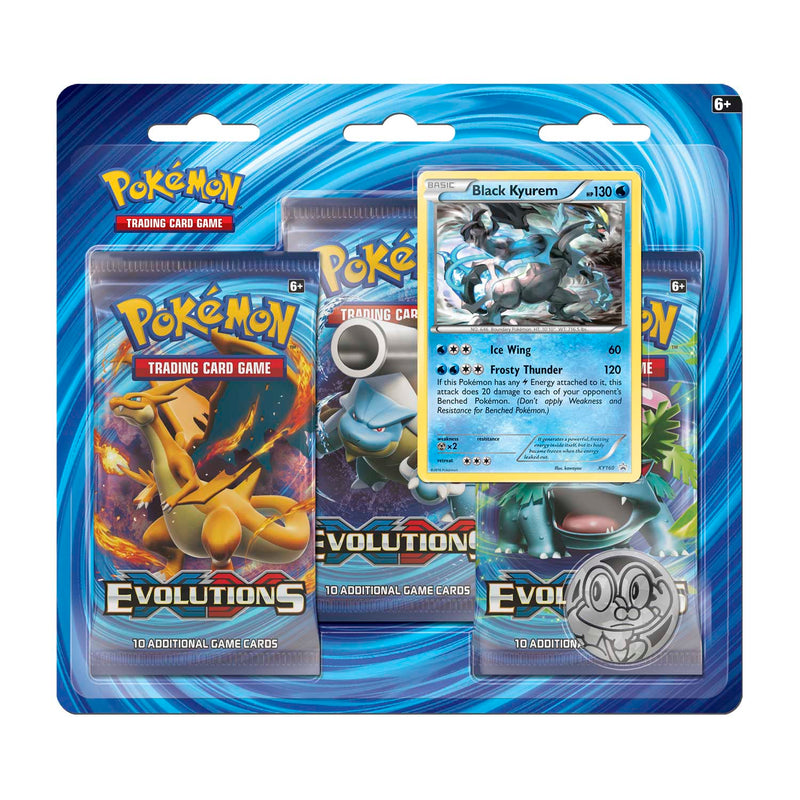 Pokemon - XY: Evolutions - 3-Pack Blister (Black Kyurem)