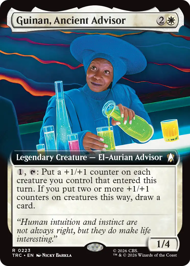 Guinan, Ancient Advisor (Extended Art) [Star Trek Commander]