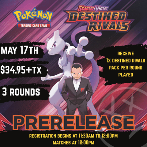 Pokemon - Destined Rivals PRE-RELEASE SEALED EVENT TICKET