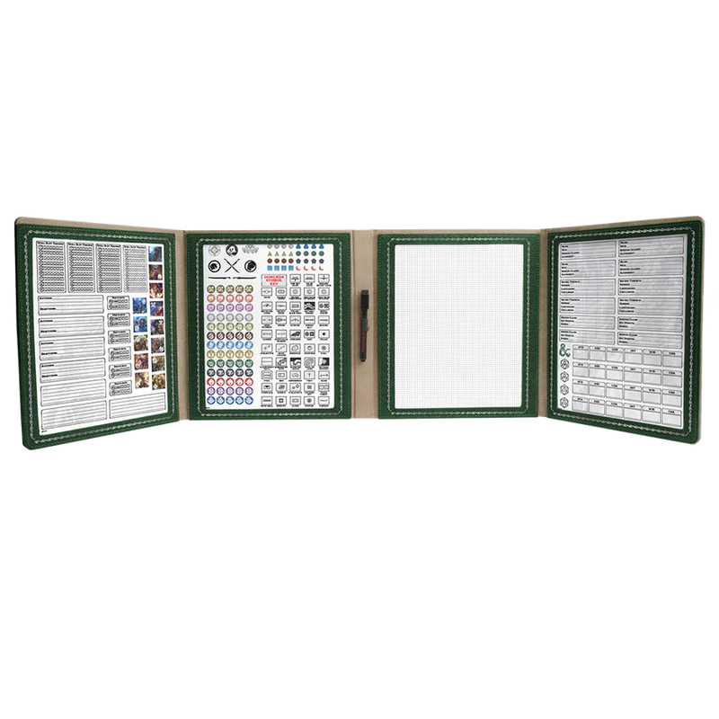 Ultra Pro - Artifacts Across Eternities - Drizzt & The Forgotten Realms Premium Dungeon Master’s Screen for Dungeons & Dragons