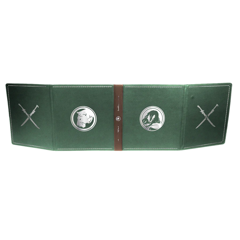 Ultra Pro - Artifacts Across Eternities - Drizzt & The Forgotten Realms Premium Dungeon Master’s Screen for Dungeons & Dragons
