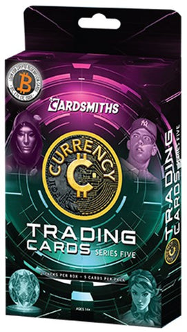 Cardsmith Currency Trading Cards - Series 5 Collector Box (2 Packs)
