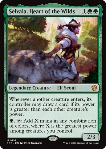 Selvala, Heart of the Wilds [Lorwyn Eclipsed Commander]