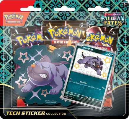 Pokemon - Scarlet & Violet: Paldean Fates - Tech Sticker Collection - Maschiff