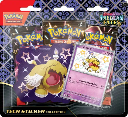 Pokemon - Scarlet & Violet: Paldean Fates - Tech Sticker Collection - Greavard