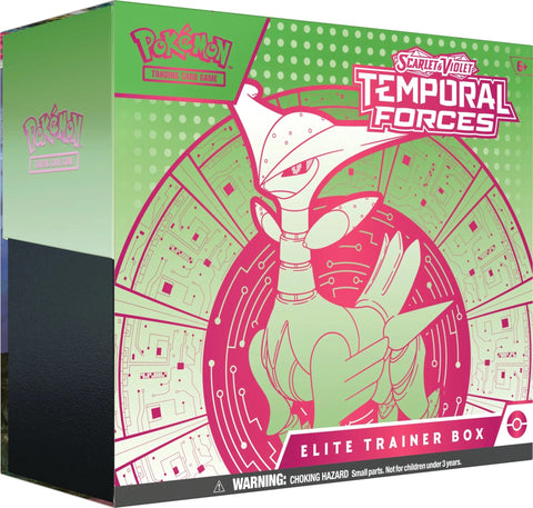 Pokemon - Scarlet & Violet: Temporal Forces - Elite Trainer Box (Iron Leaves)