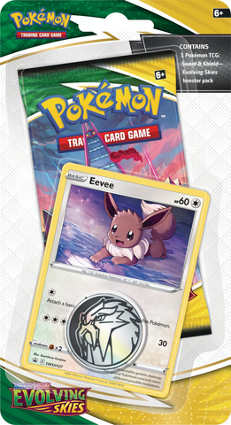 Pokemon - Sword & Shield: Evolving Skies - Single Pack Blister (Eevee)