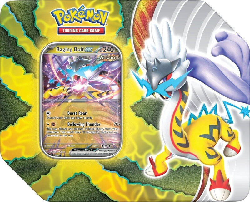Pokemon - Paradox Destinies Tin (Raging Bolt ex)