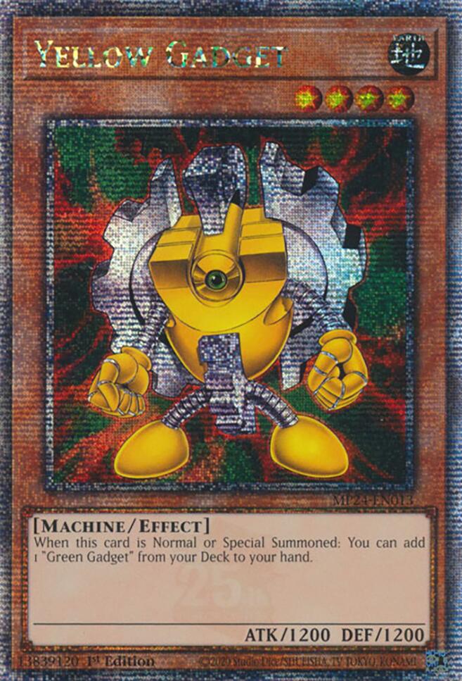 Yellow Gadget [MP24-EN013] Quarter Century Secret Rare