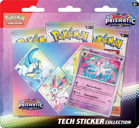 Pokemon - Scarlet & Violet: Prismatic Evolutions - Tech Sticker Collection (Sylveon)