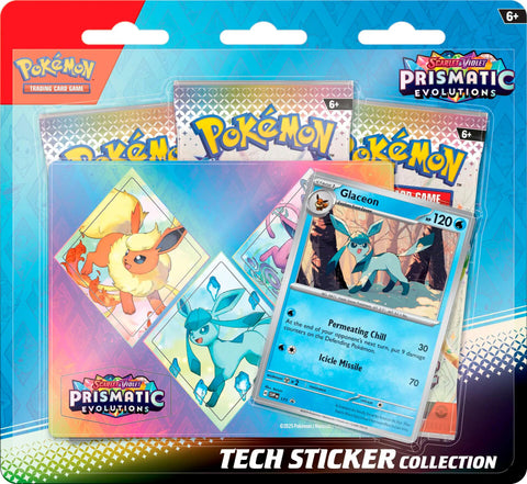 Pokemon - Scarlet & Violet: Prismatic Evolutions - Tech Sticker Collection (Glaceon)