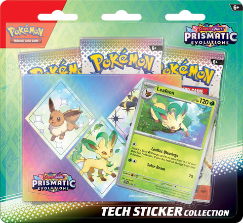 Pokemon - Scarlet & Violet: Prismatic Evolutions - Tech Sticker Collection (Leafeon)