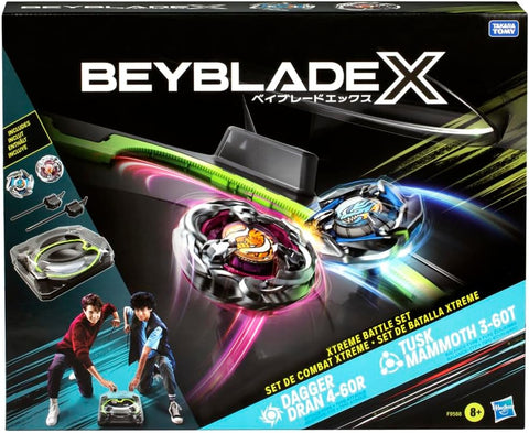 Beyblade X - Beystadium Xtreme Battle Set - Tusk Mammoth 3-60T / Dagger Dran 4-60R