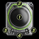 Beyblade X - Beystadium Xtreme Battle Set - Tusk Mammoth 3-60T / Dagger Dran 4-60R