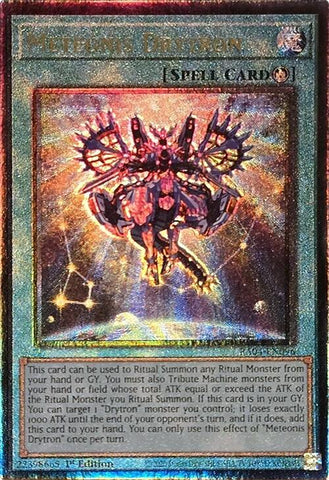 Meteonis Drytron [RA04-EN096] Prismatic Ultimate Rare