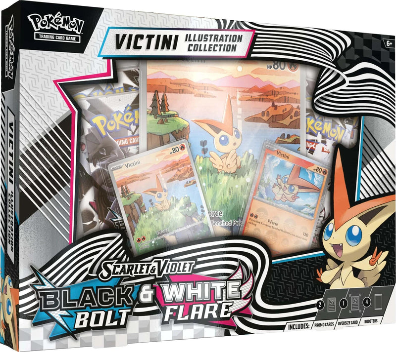 Pokemon - Scarlet & Violet: Black Bolt - Unova Victini Illustration Collection