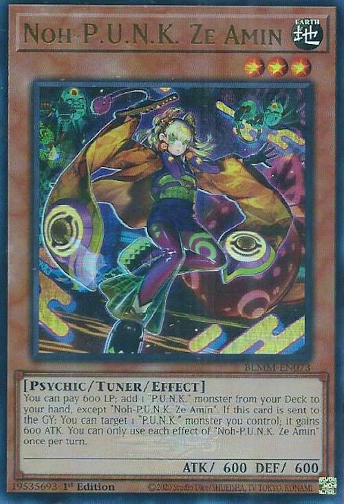 Noh-P.U.N.K. Ze Amin [BLMM-EN073] Ultra Rare