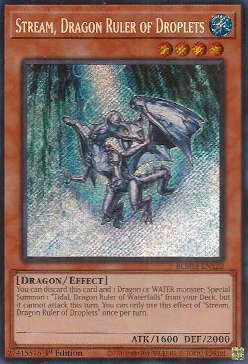 Stream, Dragon Ruler of Droplets [BLMM-EN122] Secret Rare
