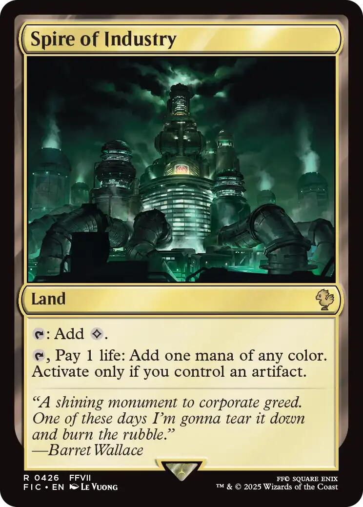 Spire of Industry (Surge Foil) [FINAL FANTASY Commander]