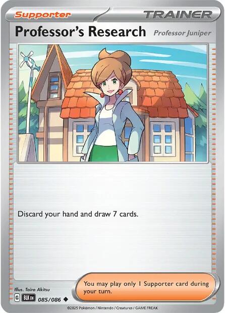 Professor's Research (085/086) [Scarlet & Violet: Black Bolt]