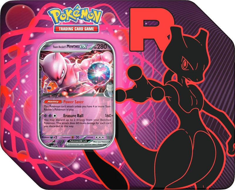 Pokemon - Team Rocket Tin (Team Rocket's Mewtwo ex)