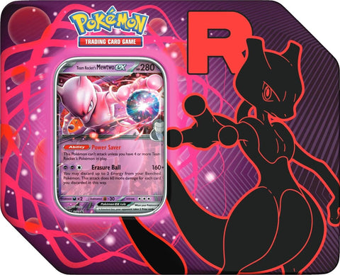 Pokemon - Team Rocket Tin (Team Rocket's Mewtwo ex)