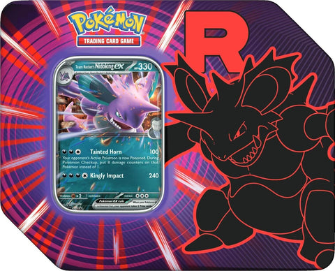 Pokemon - Team Rocket Tin (Team Rocket's Nidoking ex)