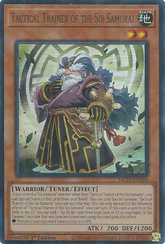 Tactical Trainer of the Six Samurai [MP25-EN246] Ultra Rare