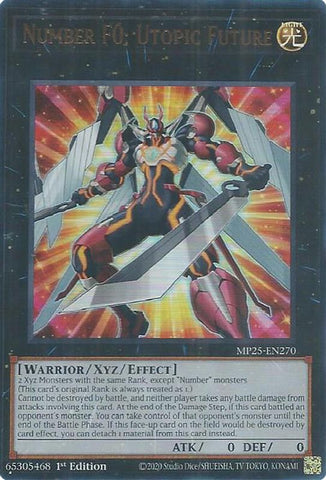 Number F0: Utopic Future [MP25-EN270] Ultra Rare