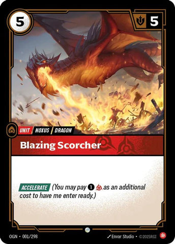 Blazing Scorcher - (001/298) - Riftbound: Origins