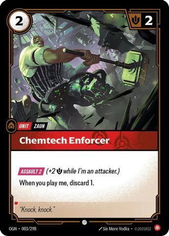 Chemtech Enforcer - (003/298) - Riftbound: Origins