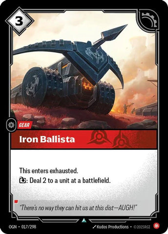 Iron Ballista - (017/298) - Riftbound: Origins
