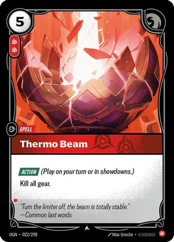 Thermo Beam - (022/298) - Riftbound: Origins