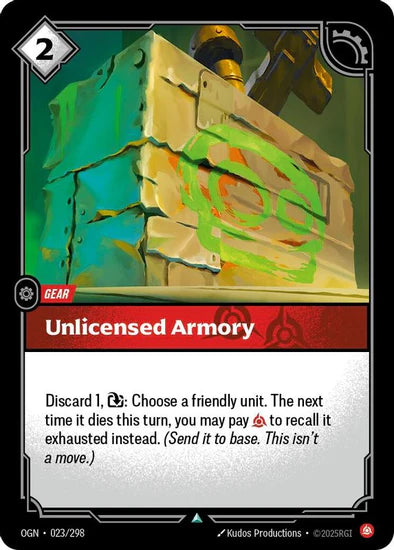 Unlicensed Armory - (023/298) - Riftbound: Origins
