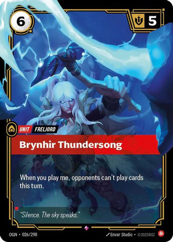 Brynhir Thundersong - (026/298) - Riftbound: Origins